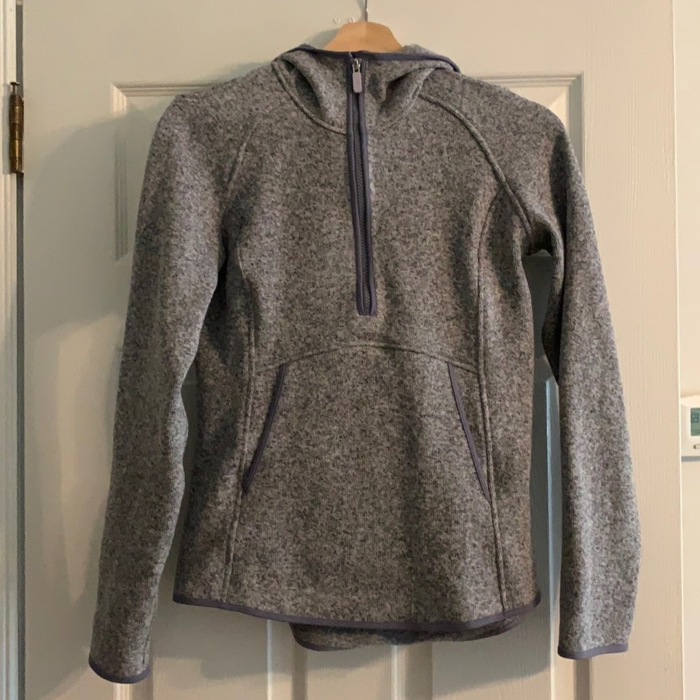 Lululemon Light Purple Gray Half Zip